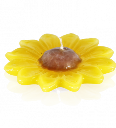 Vela en forma de girasol