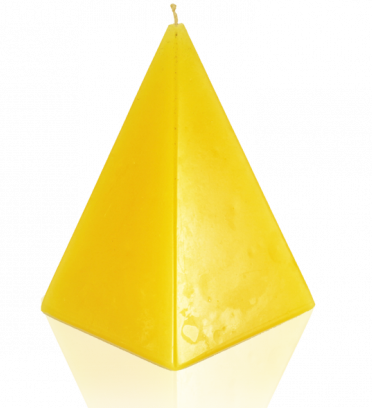 piramide color amarillo